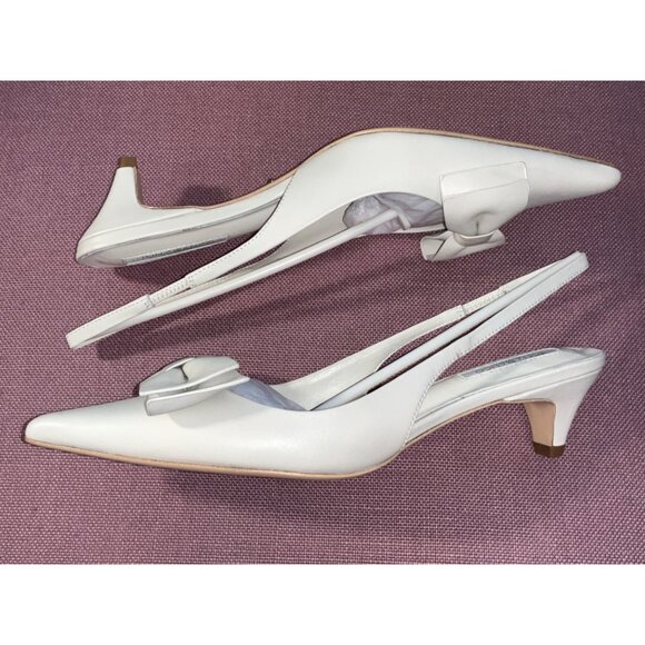 Tony Bianco Divine Low Heel in Dove 9 with Box Womens Kitten Slingbacks - Picture 7 of 15